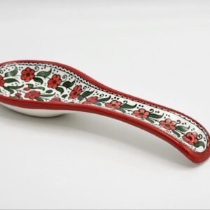 Large red rose spoon