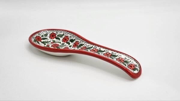 Large red rose spoon