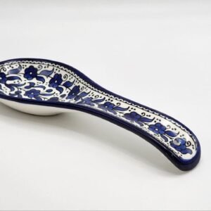 Large blue rose  spoon