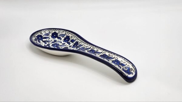 Large blue rose  spoon