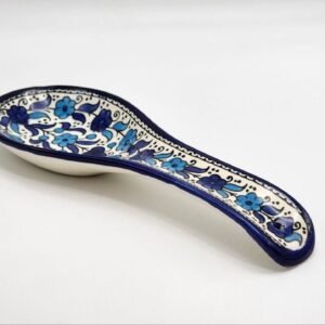 Large blue rose  spoon