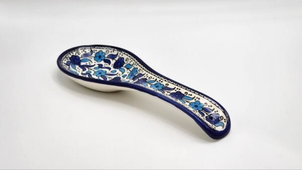 Large blue rose  spoon